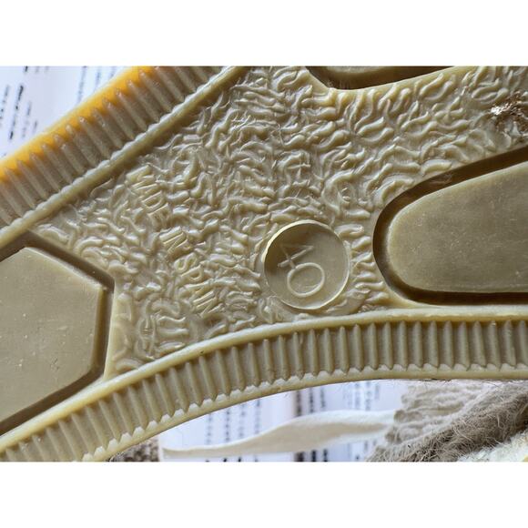 GAIMO Ankle Tie Wedge Espadrilles Sandals EU 40 US 9 Ivory Bridal Made In Spain - Picture 12 of 16